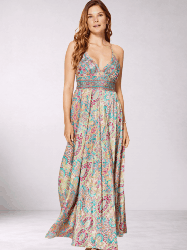Vestido Estampado Floral Multicolor