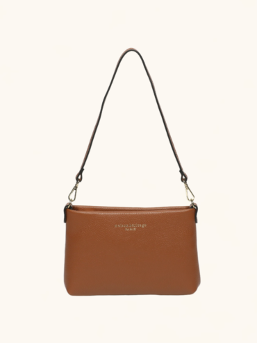 Bolso Hombro Camel Piel