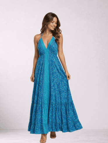 Vestido BLE Azul Turquesa