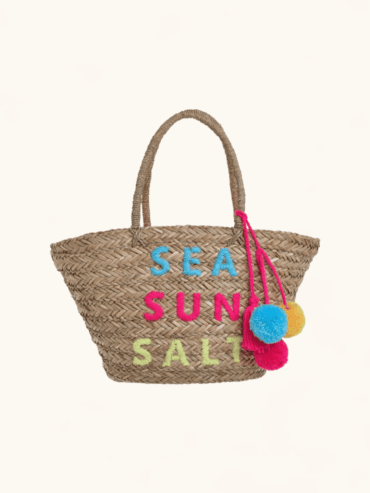 Bolso de Playa Tejido Cesta