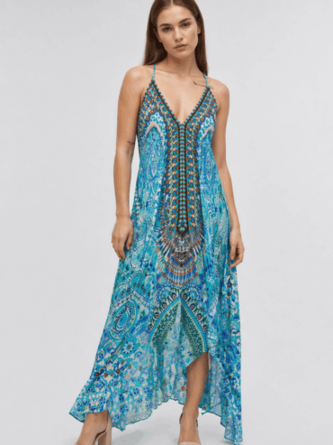 Vestido BLE Azul Turquesa