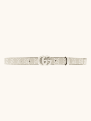 Cinturón Gucci Marmont White