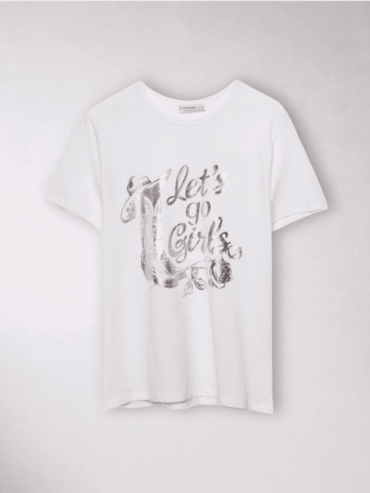 Camiseta Blanca Bota
