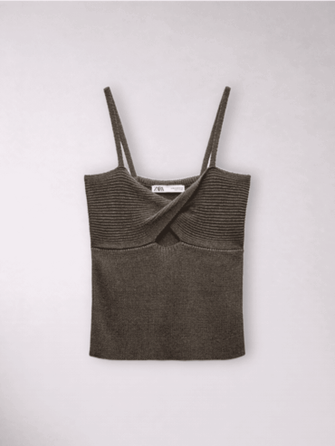 Tank Top Tejido Zara