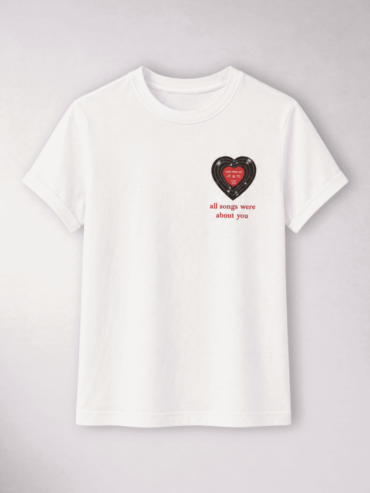Camiseta Blanca Corazón Pequeño