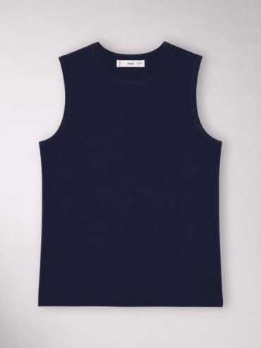 Tank Top Azul Marino MNG
