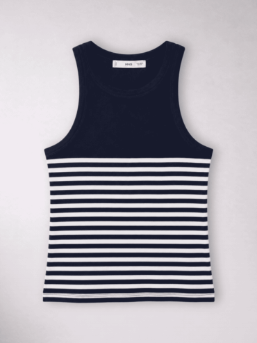 Tank Top Azul Rayas MNG