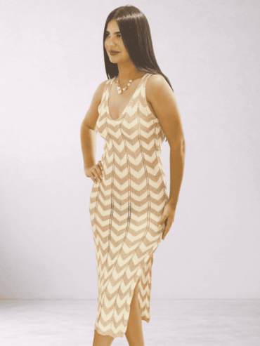 Vestido Midi Tejido Liviano