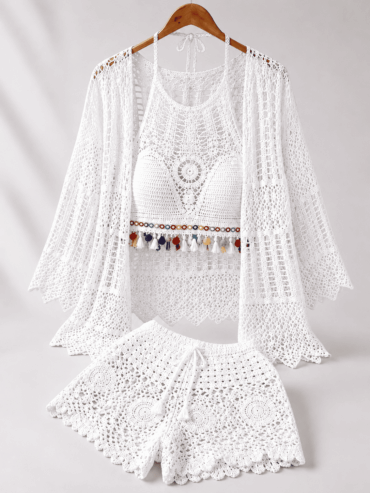 Set 3 Piezas Tejido Crochet