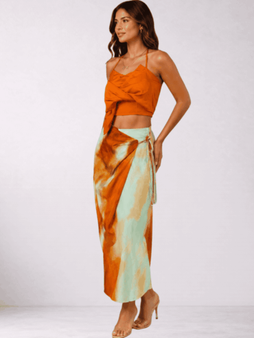 Set Elegante y Moderno Naranja