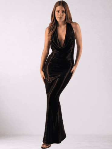 Vestido Largo Metalizado