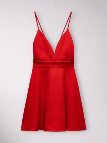 Vestido Corto Rojo