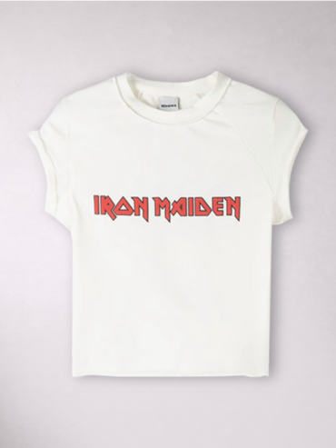 Camiseta Corta Blanca y Rojo