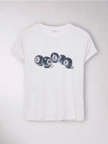 Camiseta Gris Bolas de Billar