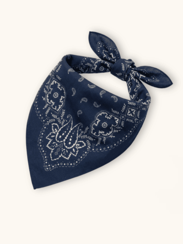 Bandana Paisley Azul