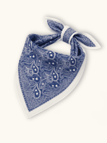 Bandana Cachemira Azul Marino