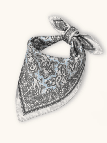 Bandana Paisley Gris