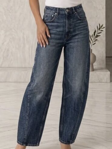 Pantalón Jean Abombado Zara