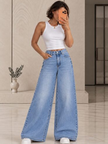 Pantalón Tiro Alto Ultra Ancho Salvaje