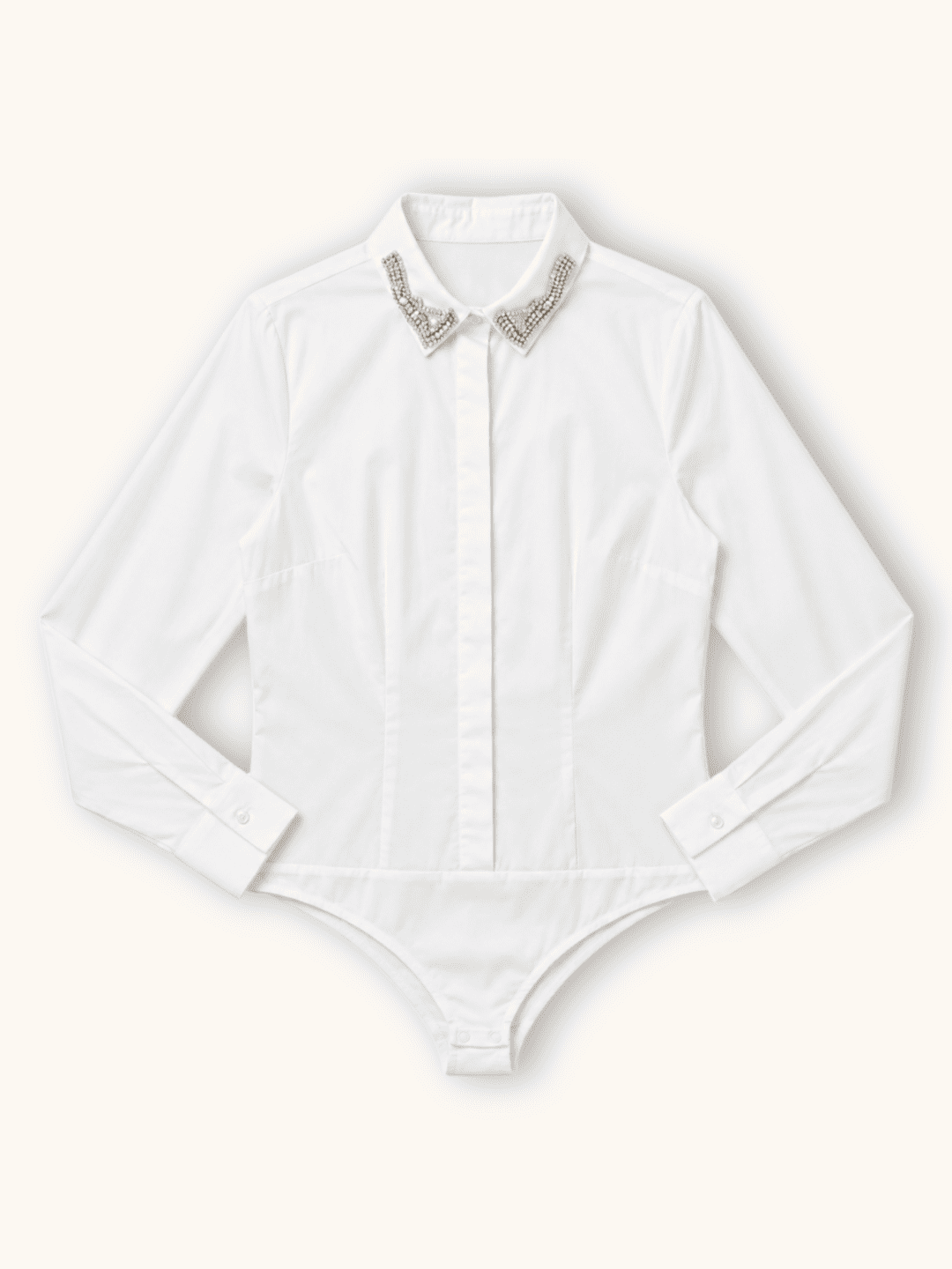 Body Estilo Camisa Blanca Only - Imagen 2