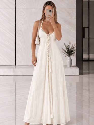 Vestido Largo Crudo BLE