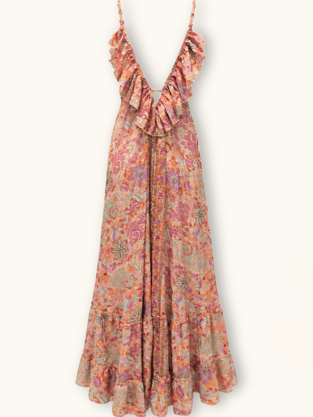 Vestido Maxi Melocotón & Malva - Imagen 4