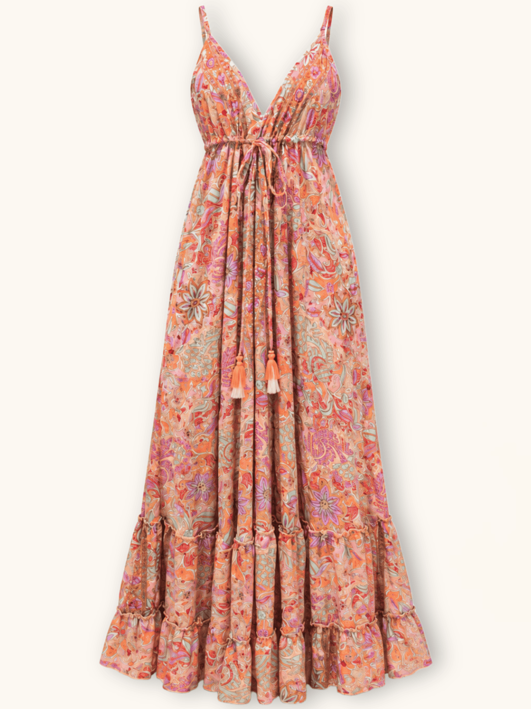 Vestido Maxi Melocotón & Malva - Imagen 3