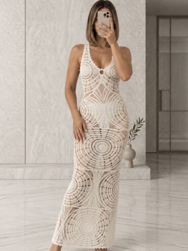 Vestido Largo Crochet