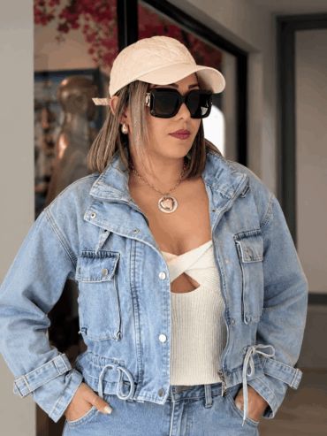 Chaqueta Denim Corta Salvaje