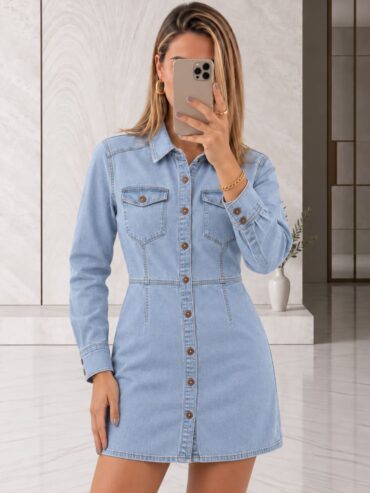 Vestido Denim Azul Claro Jessi