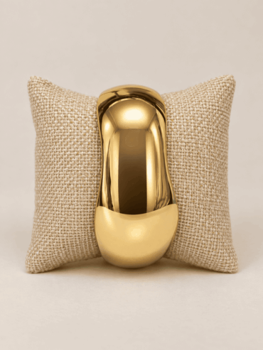 Brazalete Dorado Abombado