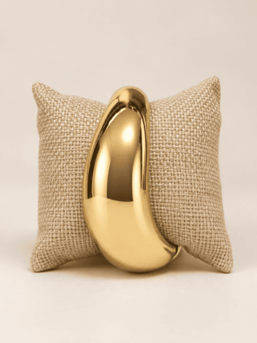 Brazalete Dorado Ondulado