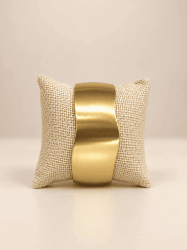 Brazalete Dorado Onda Suave