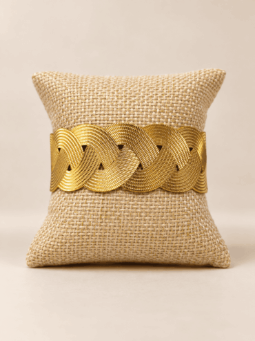Brazalete Dorado Malla Trenzada