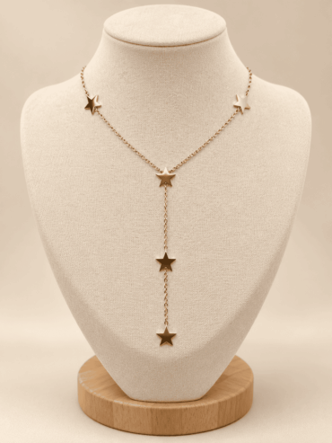 Cadena Dorada "Y" Estrellas