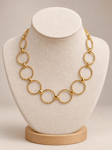 Collar Dorado Aros